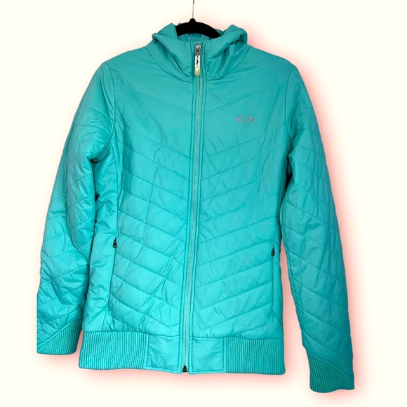 Women's Mint Oakley Full Zip Jacket - Picture 2 of 3